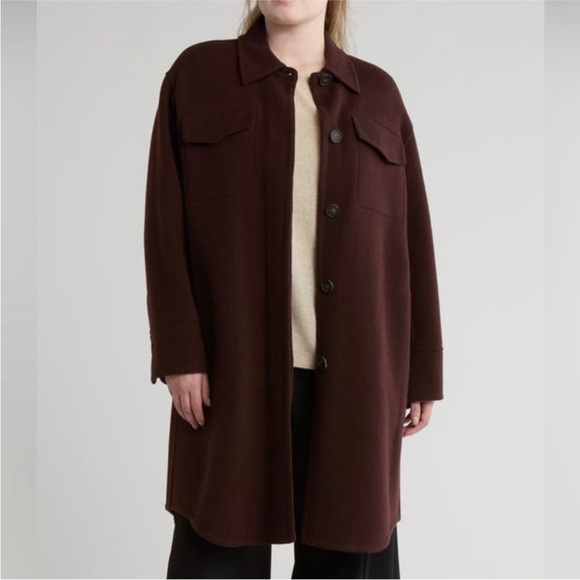 Vince Brown Wool Jacket - Picture 1 of 8